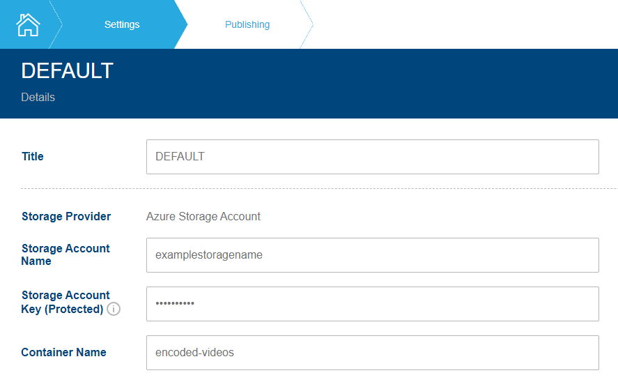 Publishing Profile / Azure